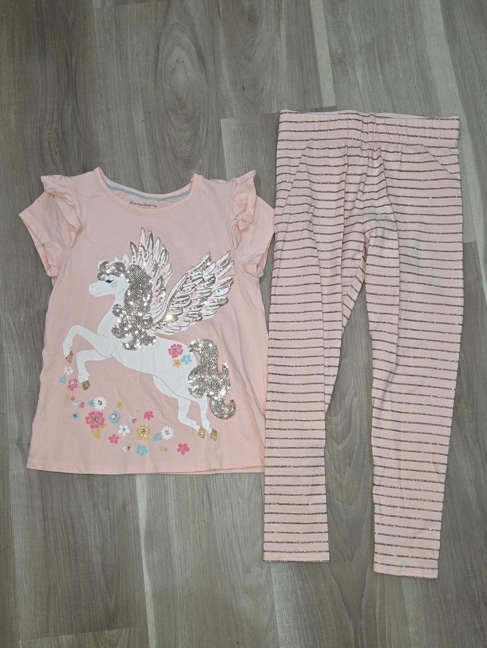 •Tommy Bahama• Little Girls Pink Unicorn  Matching Set